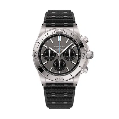 Breitling Chronograph Chronomat B01 42 Titanium Automatic Men's Watch Eb0134101m1s1 In Black
