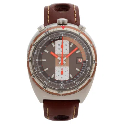 Pre-owned Breitling Chronograph With Date, Ref 7101 , Aka The Bullhead , The Pupitre. 1971 In Multi