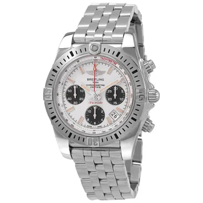 Breitling Chronomat 41 Airborne Chronograph Automatic Chronometer Silver Dial Men's Watch Ab01442j/g In Silver Tone