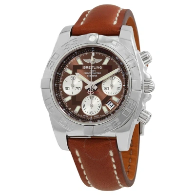 Breitling Chronomat 41 Chronograph Automatic Men's Watch Ab014012/q583.425x.a18ba.1 In Burgundy