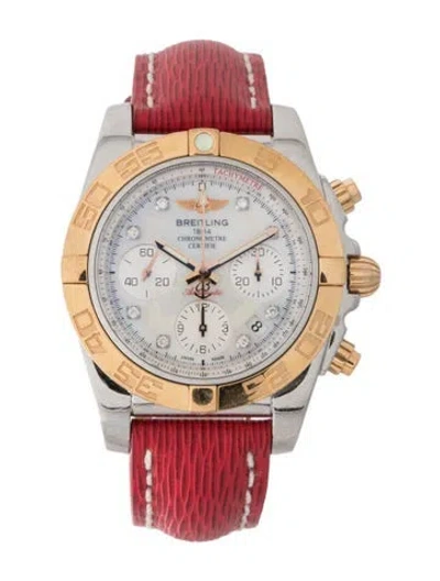 Pre-owned Breitling Chronomat 41 Watch In Multi