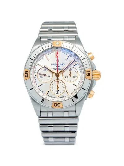 Pre-owned Breitling Chronomat 42mm Watch In White
