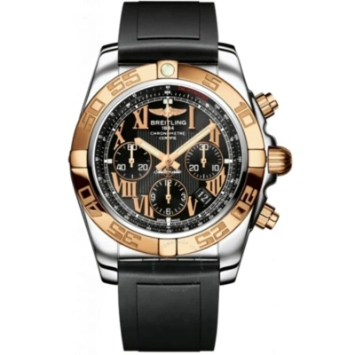 Breitling Chronomat 44 Chronograph Automatic Black Dial Men's Watch Cb011012/b957.134s.a20d.2 In Brown