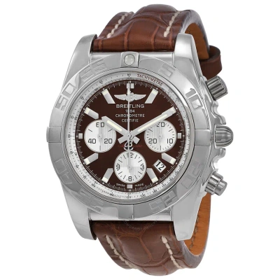 Breitling Chronomat 44 Chronograph Automatic Brown Dial Men's Watch Ab011012/q575.739p.a20ba.1 In Metallic