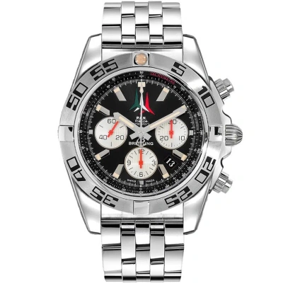 Breitling Chronomat 44 Chronograph Automatic Chronometer Black Dial Men's Watch Ab01104d/bc62-375a In Metallic