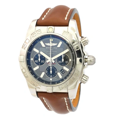 Breitling Chronomat 44 Chronograph Automatic Chronometer Grey Dial Men's Watch Ab011012/f546.435x.a2 In Brown
