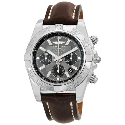 Breitling Chronomat 44 Chronograph Automatic Grey Dial Men's Watch Ab011012/f546.131s.a20s.1 In Brown