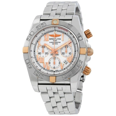 Breitling Chronomat 44 Chronograph Automatic White Dial Men's Watch Ib011012/a692.375a In Metallic