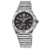 Breitling Chronomat Automatic Gmt 40 Grey Dial Steel Men's Watch A32398101m1a1