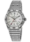 Breitling Chronomat Automatic Gmt 40 White Dial Steel Men's Watch A32398101a1a1 In White