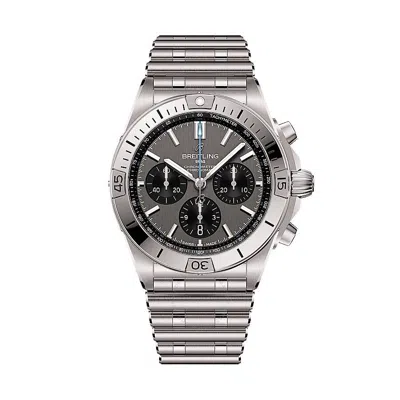 Breitling Chronomat B01 42 Chronograph Titanium Automatic Men's Watch Eb0134101m1e1 In Metallic