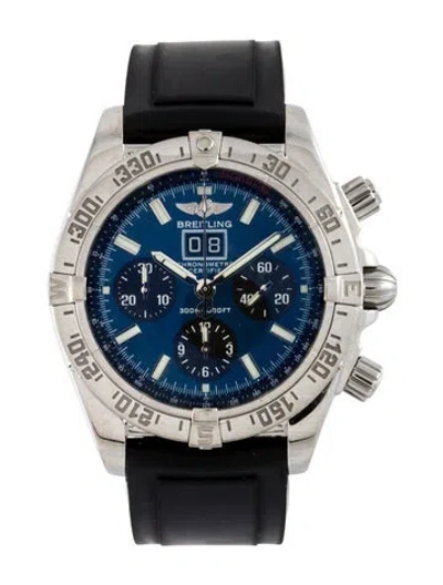 Pre-owned Breitling Chronomat Blackbird Watch In Multi