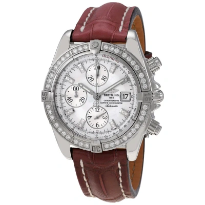 Breitling Chronomat Calibre 13 Chronograph Automatic Diamond Watch A1335653/a570.735p.a20ba.1 In Brown