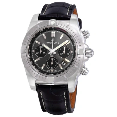 Breitling Chronomat Chronograph Automatic Blackeye Gray Men's Watch Ab0115101f1p1 In Black / Gray