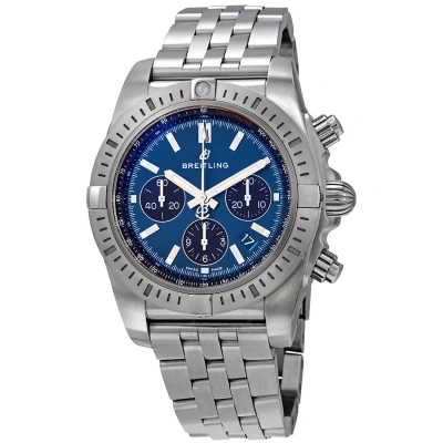 Breitling Chronomat Chronograph Automatic Blue Dial Men's Watch Ab0115101c1a1