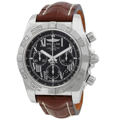 Breitling Chronomat Chronograph Automatic Chronometer Black Dial Men's Watch Ab011012/b956.744p.a20d In Brown