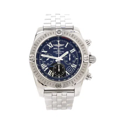 Breitling Chronomat Chronograph Automatic Watch Stainless Steel 44 In Black