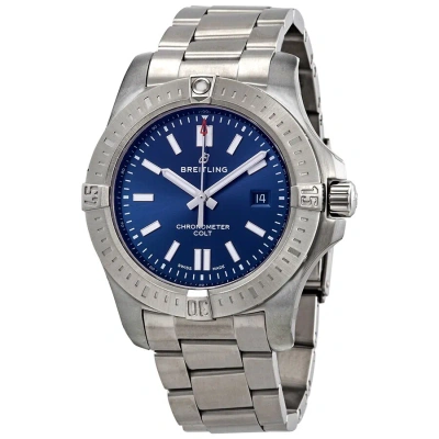 Breitling Chronomat Colt Automatic Chronometer Blue Dial Men's 44 Mm Watch A17388101c1a1