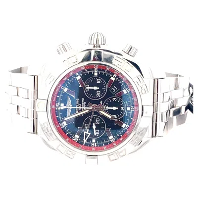 Pre-owned Breitling Chronomat Gmt 47mm Watch With Wayne Gretzky Autographed Box In Multiple