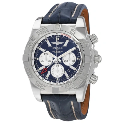 Breitling Chronomat Gmt Chronograph Automatic Chronometer Blue Dial Men's Watch Ab041012/ba69.761p.a