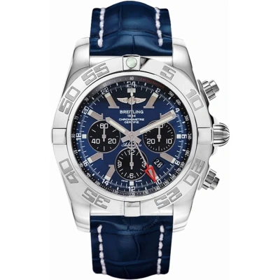 Breitling Chronomat Gmt Chronograph Automatic Men's Watch Ab041012/c834 In Blue