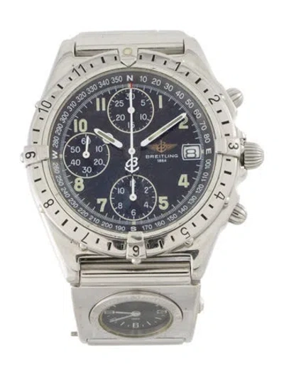 Pre-owned Breitling Chronomat Longitude Watch, 41mm In Multi