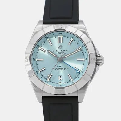 Pre-owned Breitling Chronomat P32398101c1s2 Automatic Blue Stainless Steel Men's Wristwatch 40mm