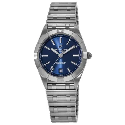 Breitling Chronomat Quartz 32 Blue Dial Stainless Steel Women's Watch A77310101c1a1