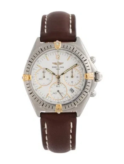 Pre-owned Breitling Chronomat Sextant Watch In Multicolor