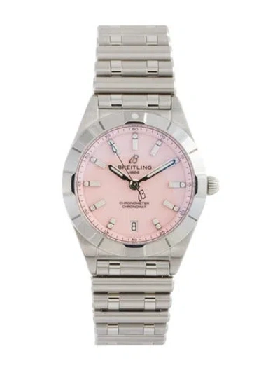 Pre-owned Breitling Chronomat Watch, 32mm In Multicolor