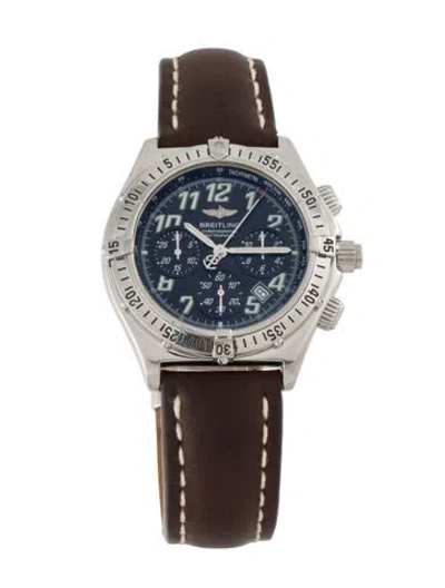 Pre-owned Breitling Chronoracer Rattrapante Watch In Multicolor