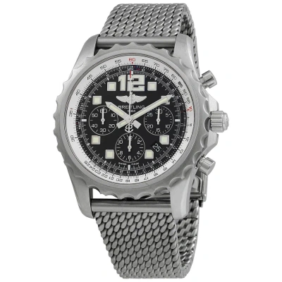 Breitling Chronospace Chronograph Automatic Black Dial Men's Watch A2336035/ba68.150a In Metallic