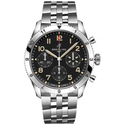 Breitling Classic Avi 42 P-51 Mustang Chronograph Automatic Men's Watch A233803a1b1a1 In Black
