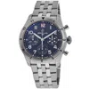 Breitling Classic Avi Chronograph 42 Tribute To Vought F4u Corsair Blue Dial Steel Men's Watch A233801a1c1a1 In Blue