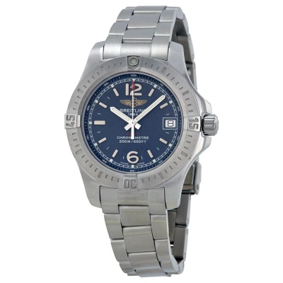 Breitling Colt Lady Blue Dial Stainless Steel Ladies Watch A7738811-c908ss In Metallic