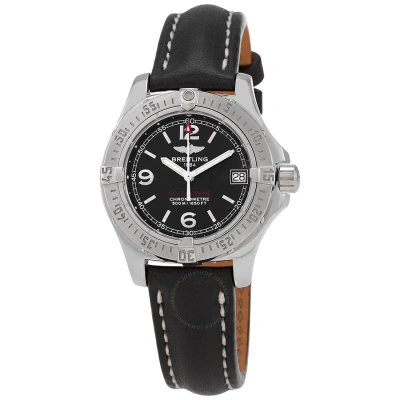 Breitling Colt Oceane Ii Quartz Chronometer Black Dial Ladies Watch A7738011/b785.408x.a14ba.1 In Brown