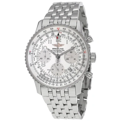 Breitling Cosmonaute Chronograph Automatic Chronometer Silver Dial Men's Watch A2232212/g517.423a In Metallic