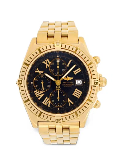 Pre-owned Breitling Crosswind Chronograph 43mm Watch In Black