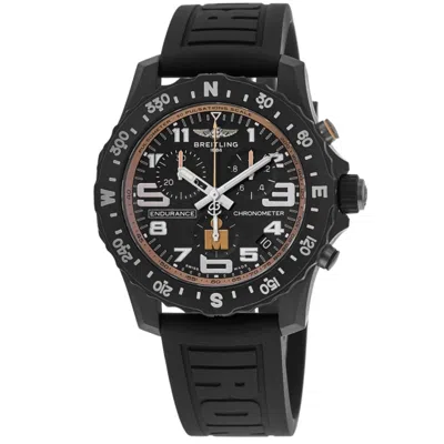 Breitling Endurance Pro 44 Ironman Finisher Edition Black Dial Rubber Strap Men's Watch X823101b1b1s1