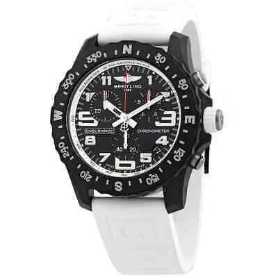 Pre-owned Breitling Endurance Pro Chronograph Quartz Black Dial Men's Watch X82310a71b1s1