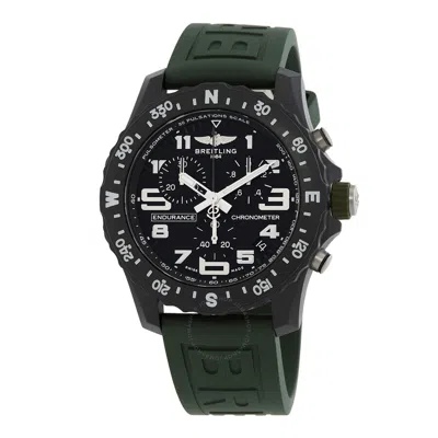 Breitling Endurance Pro Chronograph Quartz Chronometer Black Dial Men's Watch X82310d31b1s1 In Green/black
