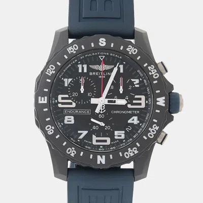 Pre-owned Breitling Endurance Pro X82310 Black Breitlight Quartz Men's Watches 44mm
