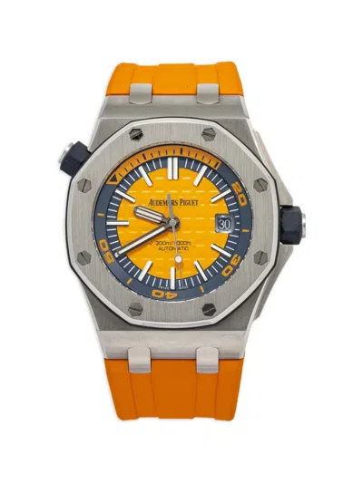 Pre-owned Breitling Excellent Royal Oak 42mm Watch In Orange