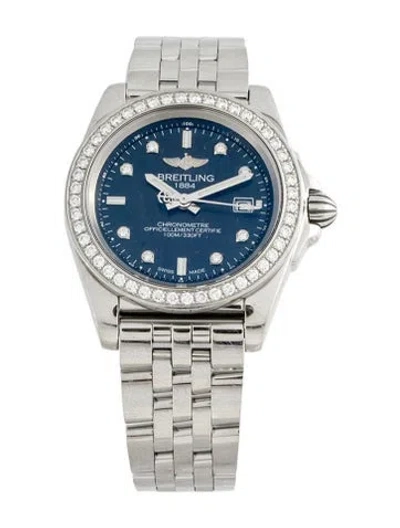 Pre-owned Breitling Galactic 32 Watch, 32mm In Multicolor