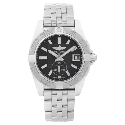 Pre-owned Breitling Galactic 36 Steel Black Dial Automatic Unisex Watch A3733011/ba33ss