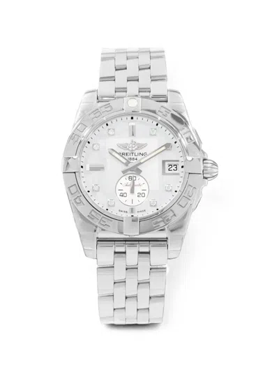Pre-owned Breitling Galactic 36mm Watch In White