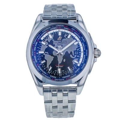 Breitling Galactic Unitime Sleekt Automatic Chronometer Black Dial Men's Watch Wb3510u4/bd94-388a