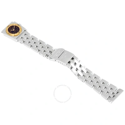 Breitling Men's 22 Mm Stainless Steel Watch Band With Second Time Zone Attachment  B7017411/b459.352 In Metallic