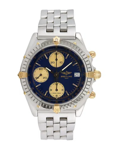 Breitling Men's Chronomat Watch, Circa 1990's (authentic Pre-loved) In Blue