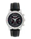 Breitling Men's Montbrilliant Datora Watch In Black